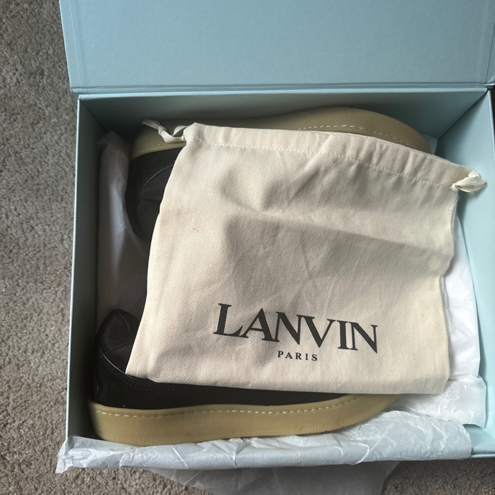 Lanvin curb sneakers